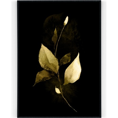 Plakát / Obraz Gold 30 x 40 cm Tiskové plátno