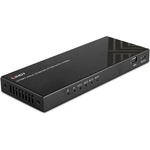 Lindy HDMI 8K60 сплитер с 4 порта, аудио и намаляване на мащаба, Lindy 38535 (38535)