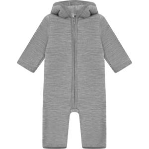 Huttelihut Детски цял костюм Huttelihut Kid's Pram Suit Wool Brushed Inside Overall - Medium Grey Melange - размер 98 (EU) (704-6338-0118)