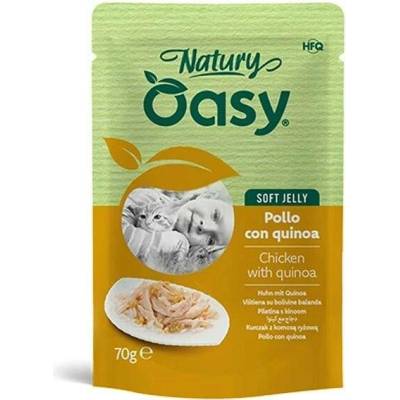 Oasy Cat Natury Soft Jelly Adult Kuřecí filety s quinoa želé 70 g