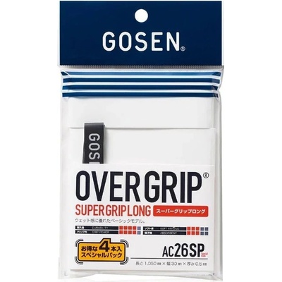 Gosen Super Grip 4 ks Biely