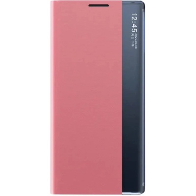 HQWear Нов Sleep Case за Samsung Galaxy S25 Cover с флип и стойка - розов (5907769367700)