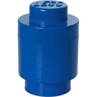 LEGO® úložný box guľatý 12,3 x 18,3 cm modrá