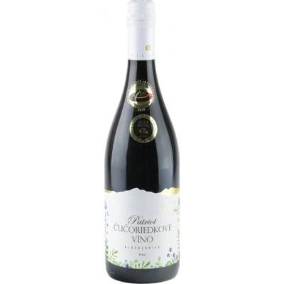 Miluron Patriot Čučoriedkové Víno 11% 0,75 l (čistá fľaša)