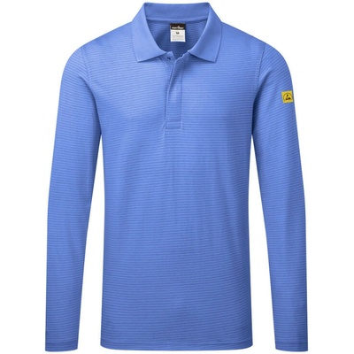 Portwest polokošile AS23 Anti-Static ESD polo krátký rukáv Modrá hamilton 4XL
