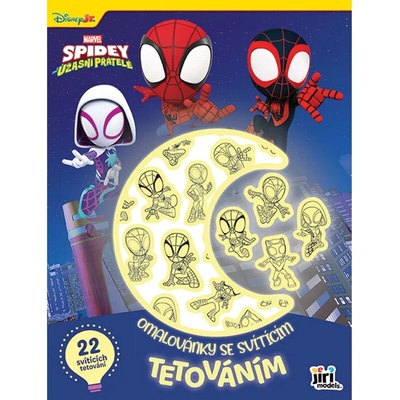 Omalovánky se svítícím tetováním Spidey
