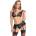 Cottelli Collection Delicate Lace Wireless Bra & Crotchless Suspender Set 2215675 Black S