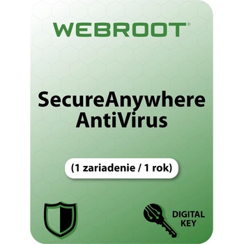 Webroot SecureAnywhere AntiVirus 1 lic. 12 mes.