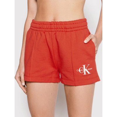 Calvin Klein dámské teplákové šortky J20J218042 červené