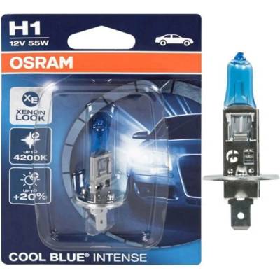 Osram Cool Blue Intense H1 P14.5s 12V 55W 64150CBN-1BL