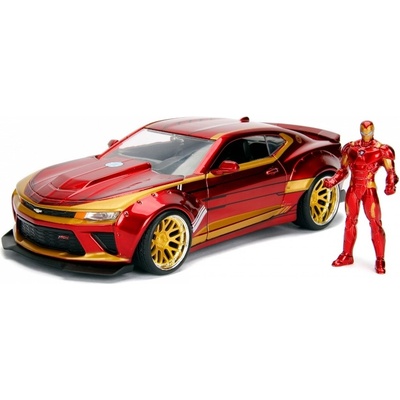 JADA Iron Man Chevrolet Camaro SS 2016 + Iron man 1:24