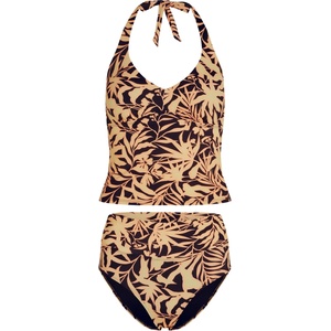 O'Neill Дамски танкиен (бански) O'Neill Women's Tankini Biniki Set Tankini - Black Brazillian Sun - размер 36 (EU) (150-6563-0112)