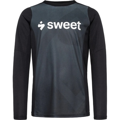 Sweet Protection Детска фланелка с дълъг ръкав за колоездене Sweet Protection Kid's Hunter II Trail Long Sleeve Cycling jersey - Black - размер 128 (EU) (756-0256-0111)