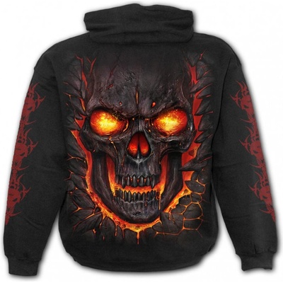 Metalová mikina Spiral SKULL LAVA WM135800