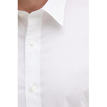 Michael Kors Риза Michael Kors в бяло със стандартна кройка с класическа яка CT5403V4CZ (CT5403V4CZ)