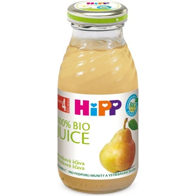 HiPP 100% Hrušková šťáva BIO 4m 200 ml