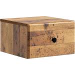 vidaXL Спален шкаф с монтаж на стена Старо дърво 34, 5 x 33 x 20 см (899121)