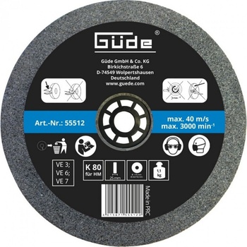 Güde Brusný kotouč 175 mm K80 55512