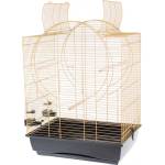 INTER-ZOO Pet Products Клетка за птици EMMA CABRIO - 54 x 39 x 73 cm ЗЛАТНА
