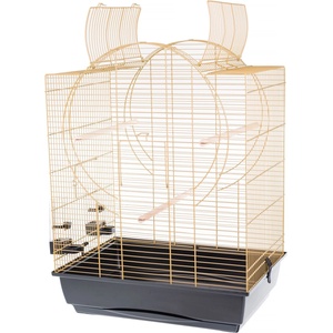 INTER-ZOO Pet Products Клетка за птици EMMA CABRIO - 54 x 39 x 73 cm ЗЛАТНА