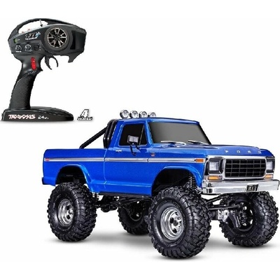 Traxxas TRX-4 Ford F-150 Ranger XLT TQi RTR modrá metalíza TRA92046-4-BLUE 1:10