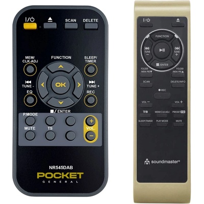 GENERAL Soundmaster nr545dab - дистанционно управление дубликат (nr545dab)