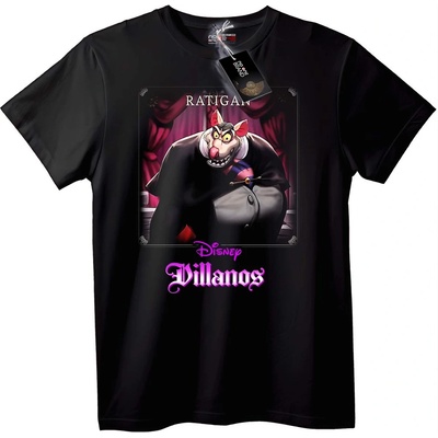 NOONEBRAND Тениска Disney Villains Ратиган - XS, Black