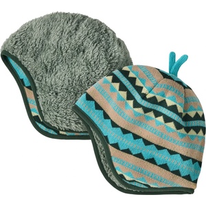 Patagonia Детска зимна шапка (beanie) Patagonia Kid's Reversible Beanie - Diamond Stripe: Snowmelt Blue - размер 0-3 Months (904-7311-0111)
