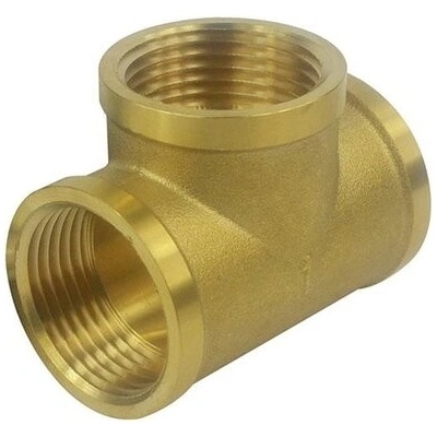 Klum T-kus 5/4" FF mosadz 9299