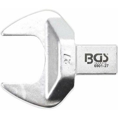 BGS Technic Nástrčný plochý otevřený klíč 27 mm s upnutím 14x18 mm BGS 6901-27