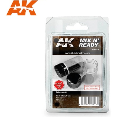 AK Interactive Mix n Ready Enamel lahvičky na barvu 4 x 35ml – Zbozi.Blesk.cz