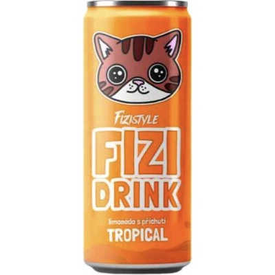 Fizistyle Fizi Drink Limonáda s příchutí tropical 250 ml