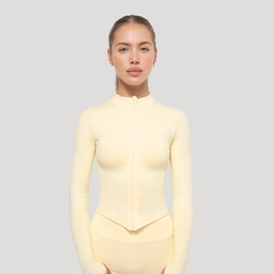 GymBeam Дамски спортен топ Luma Butter Yellow XL