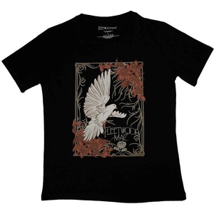 Fleetwood Mac Dove Тениска с къс ръкав Black S Дамски (FMTS07LB01)