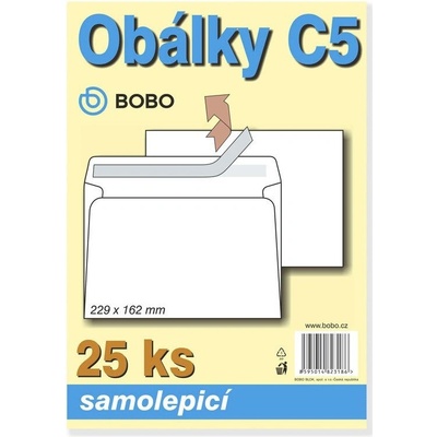 Obálky C5 samolepicí (bal. 25ks)