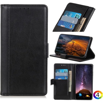 LG G8 ThinQ Magnetic Wallet Кожен Калъф и Протектор