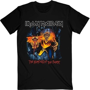 Iron Maiden Number Of The Beast Eddie Panel Burst Black S Риза (IMTEE144MB01)
