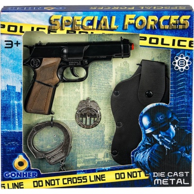 Gonher Alltoys Gonher policejní sada specální jednotky malá