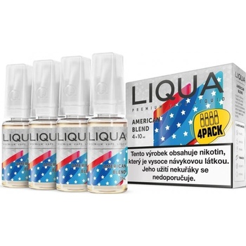 Ritchy Liqua Elements 4Pack American Blend 4 x 10 ml 6 mg