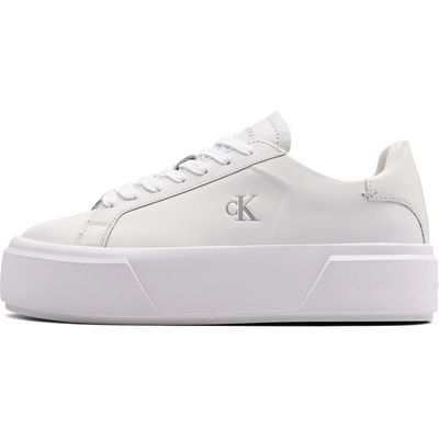 Calvin Klein Flatform LaceUp Leather