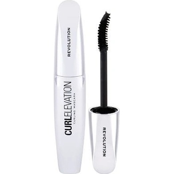 Makeup Revolution Curl Elevation riasenka pre natočenie o oddelenie rias Black 8 ml