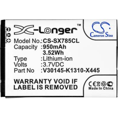 Cameron sino Батерия за телефон Siemens Gigaset SL780 3, 7V 950mAh LiIon CAMERON SINO (CS-SX785CL)