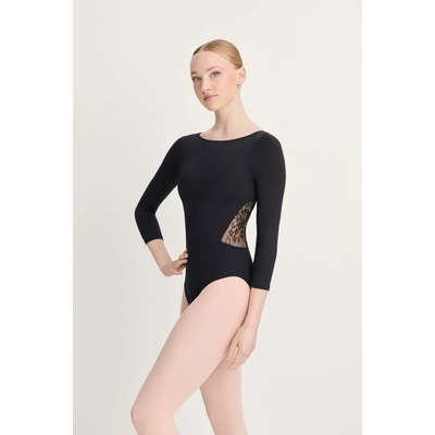 Trikot Intermezzo se síťovinou a rukávy 31720 černá – Zboží Dáma