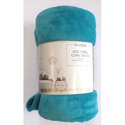 Carbotex Supersoft flísová deka CORAL tyrkysová