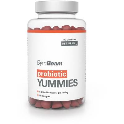 GymBeam Yummies Probiotiká 60 kaps. čerešňa