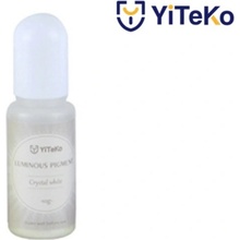 YiTeKo Svítící pigment do pryskyřice 09 krystalově bílá 10 ml