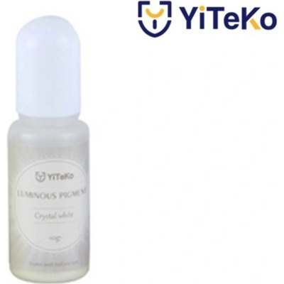 YiTeKo Svítící pigment do pryskyřice 09 krystalově bílá 10 ml – Zboží Mobilmania