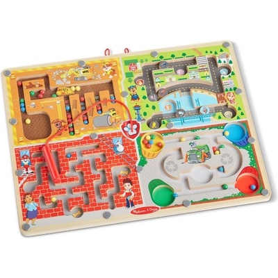 Melissa & Doug Dřevěné magnetické bludiště – Hledejceny.cz