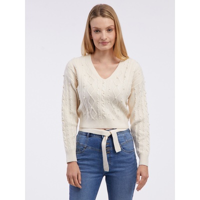 orsay Кремав дамски cropped пуловер ORSAY Orsay | Byal | ЖЕНИ | M