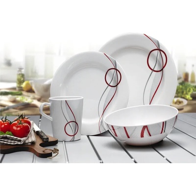 Camp4 Меламинови сервизи, комплект IMOLA Camp4, за 4 човека/16 части (91712)